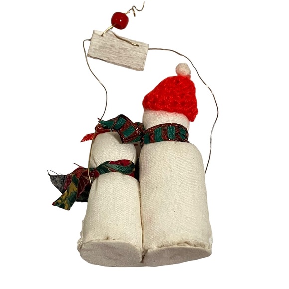 Vintage Snowman Family Christmas Ornament - Picture 6 of 6